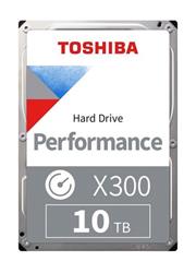 Toshiba HDD Desktop X300 10TB, 3,5", 7200rpm, 256MB, SATA 6GB/s, bulk