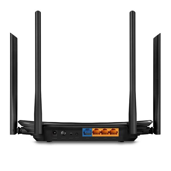 TP-LINK "AC1300 Dual-Band Wi-Fi Gigabit RouterSPEED: 400 Mbps at 2.4 GHz + 867 Mbps at 5 GHzSPEC: 4× Antennas, 1× Giga