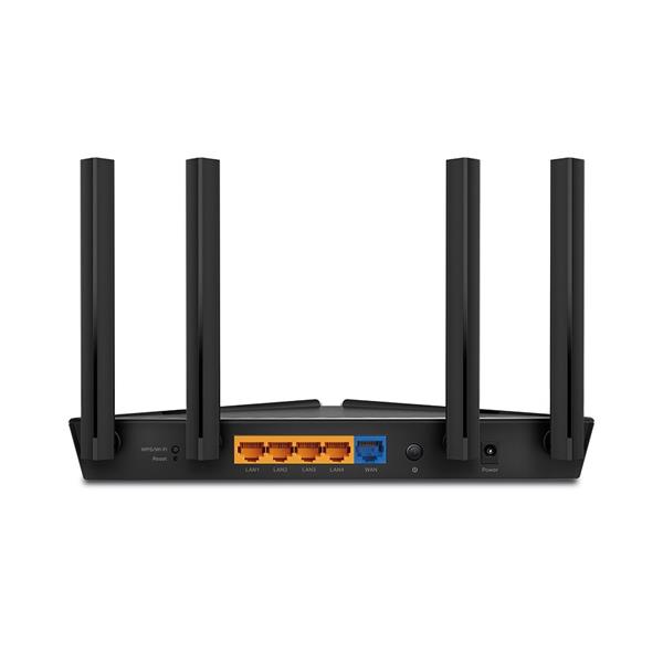 TP-LINK AX1500 Wi-Fi 6 Router, Broadcom 1.5GHz Tri-Core CPU, 1201Mbps at 5GHz+300Mbps at 2.4GHz, 5 Gigabit Ports, 4 Ant.