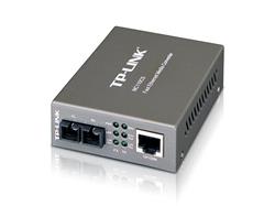 TP-LINK MC110CS 10/100Mbps RJ45 to 100Mbps Single-mode SC Fiber Converter, Full-duplex, Up to 20km