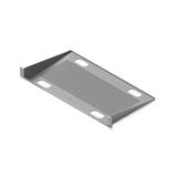 Ubiquiti 1U fixed cantilever shelf for mounting non-rackmount devices in standard 19" racks.