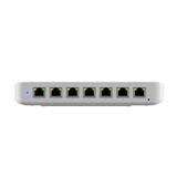 Ubiquiti A compact, Layer 2, 8-port GbE PoE switch with versatile mounting options