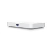 Ubiquiti Desktop 10G Cloud Gateway with integrated 4-port 2.5 GbE switch, selectable NVR storage, and full UniFi applica