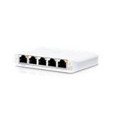 Ubiquiti UniFi Switch Flex 5-Port managed Gigabit Ethernet switch powered by 802.3af/at PoE or 5V, 1A USB-C power adapt