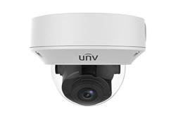 UNIVIEW IP kamera 2592x1944 (5 Mpix), až 20 sn/s, H.265, obj. motorzoom 2,7-13,5 mm (93.4-28.6°), PoE, DI/DO, audio