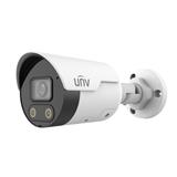 UNIVIEW IP kamera 2688x1520 (4 Mpix), až 25 sn/s, H.265, obj. 2,8 mm (101,1°), PoE, Mic., Repro, Smart IR 30m, Bílý přís