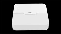 UNIVIEW NVR, 4 kanály, až 12MP, až 10TB HDD, PoE 4ch (50W budget), SMART VCA, SIP by NVR