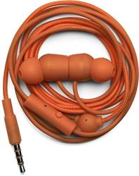URBANEARS BAGIS Rust, štýlové slúchadlá do uší s mikrofónom a DO pre smartfóny, hrdzavo-červené