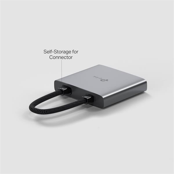 USB Type-C 3-Port Hub SPEC: 1 × USB-C Connector,1 × HDMI 4K 60Hz Port,1 × USB-C PD 100W Port,1 × USB-A 3.0 Ports FEATUR
