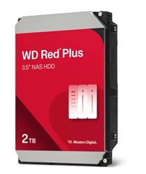 WD Red™ Plus 3,5" HDD 2TB NAS 5400RPM 64MB SATA III 6Gb/s