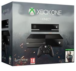 XBOX ONE herná konzola 500GB + Kinect + Witcher 3: Wild Hunt (token)