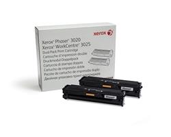 Xerox® Phaser® 3020 / WorkCentre® 3025 Dual Pack 1.5K Print Cartridge