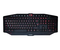 Zalman herná klávesnica ZM-K400G, 5 macro + 7 hot keys, podsvietenie, black, USB, ENG