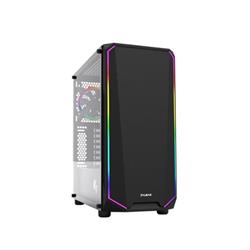 ZALMAN K1 Rev B skrinka midtower ATX, priehladna, LED, 2x Ventilátor