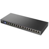 Zyxel GS1100-16EPS Slimline PoE+ 135W 16 port Gigabit Unmanaged Switch