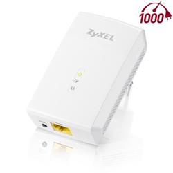 ZyXEL PLA5206, 1000Mbps Powerline Ethernet Adapter, Directplug design, 128-bit AEC Protection, WPS button, QoS Media Str