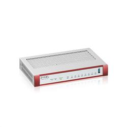 Zyxel USG FLEX 100H Series, 8 Gigabit user-definable ports, 1*USB with 1 YR Entry Defense Pack