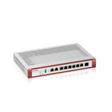 Zyxel USG FLEX200 H Series, User-definable ports with 1*2.5G, 1*2.5G( PoE+) & 6*1G, 1*USB (device only)