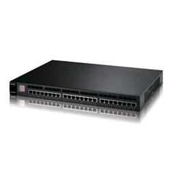 ZyXEL XGS-4728F, ISP version, 24-port L3+ Gbit switch,24x Gbit dual personality ports (RJ45 or open SFP) + 2x 10Gbit XFP