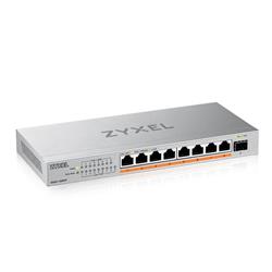 Zyxel XMG-108HP 8 Ports 2,5G + 1 SFP+, 8 ports 100W total PoE++ Desktop MultiGig unmanaged Switc